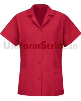 House Keeping Hotels Women Red Tunic HO1009