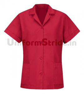 House Keeping Hotels Women Red Tunic HO1009