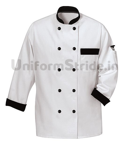 White Chef Coat Men Collared Hotel HO1002