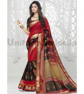 Bulk Wholesale Uniform Sari Cheap Price Receptionist SHS822