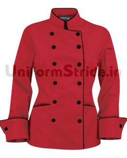 Hotel Chef Coat Men Red HO101