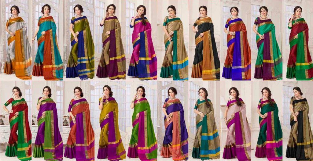 Uniform-Saree-Bulk-Saris-Wholesale-Saadi-Pudavai-Selai-Cheera