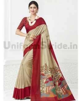 Plain Uniform Saris Printed Restaurant Clubs Office SHS08