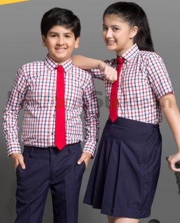 Bombay Dyeing Kids School Uniform Shirt and Skirt HU5