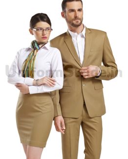 Uniforms Suits Blazer Skirt White MBA Students HC16